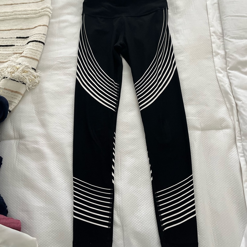 Black and white leggings